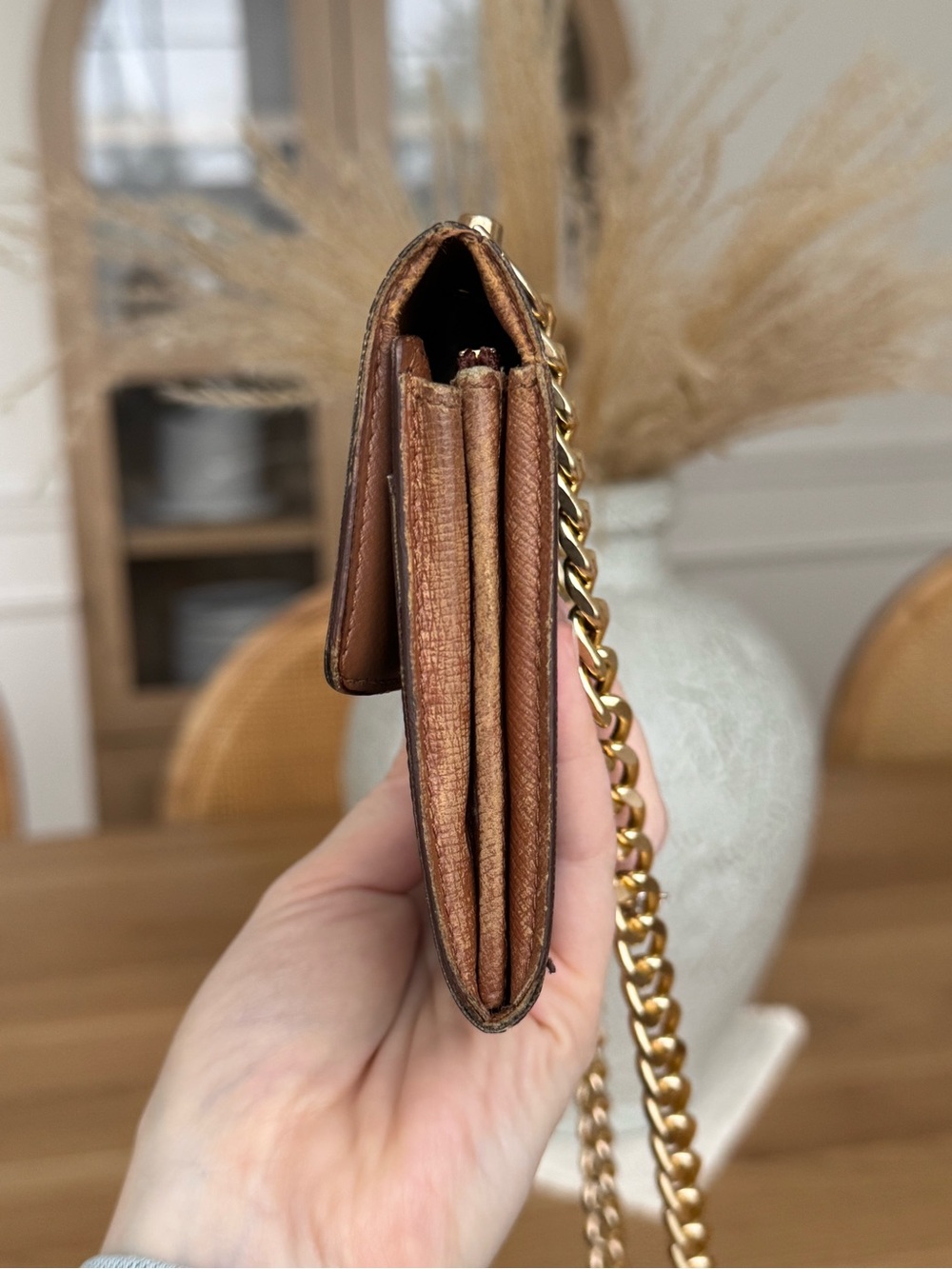 ✅AUTHENTIC✅LOUIS VUITTON WALLET ON A CHAIN - Picture 6 of 15